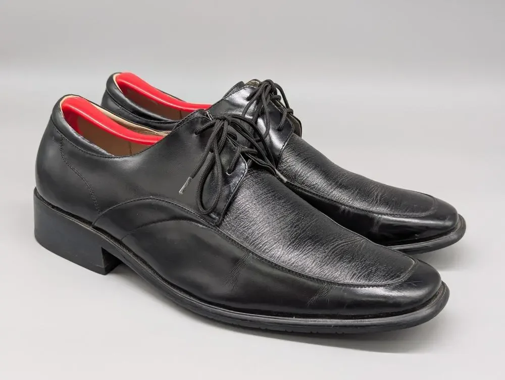 Dong Hai Dress Shoe Mens Black Leather Classic Round Toe Oxfords Size 42